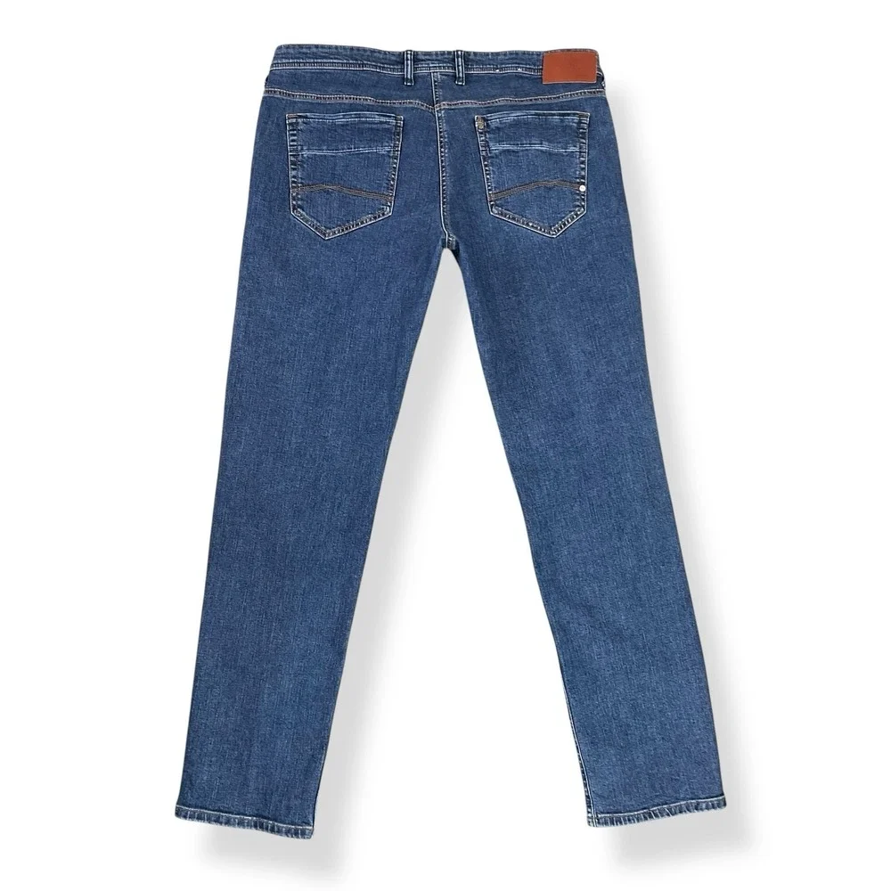 Mac Jeans For Successful People Men 38x34 (ACTUAL 38x32.5) Blue Slim Leg Germany